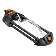 Zraszacz oscylacyjny, metalowy pałąk, 18 dysz, regulacja siły strumienia 15-771