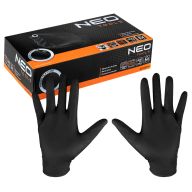 Rękawiczki nitrylowe, czarne, 100 sztuk, rozmiar M 97-691-M