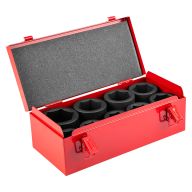 Nasadki udarowe 1", 27-50 mm, zestaw 9 szt. 12-105