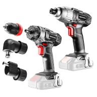 Zestaw E+: wiertarko-wkrętarka 58G022-AD z zakrętarką 58G012 58GS002