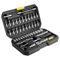 Klucze nasadowe 1/4", zestaw 46 szt. 38D640