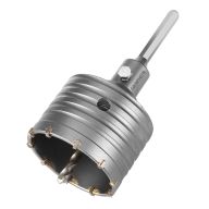 Otwornica widiowa 80 mm z adapterem HEX oraz wiertłem pilotującym 55H325