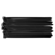 Opaski zaciskowe EXTREME 7.6 x 200 mm, czarne, 50 szt. 01-638
