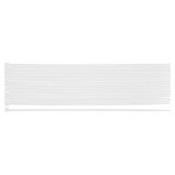 Opaski zaciskowe EXTREME 2.5 x 200 mm, białe, 100 szt. 01-650