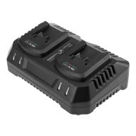 Ładowarka podwójna do akumulatorów Energy+ 58G085-1