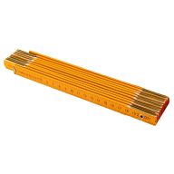 Miara składana drewniana 2 m, żółta 26C012-1