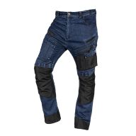 Spodnie robocze DENIM, wzmocnienia Oxford, granatowe, rozmiar S 81-360-1-S