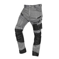 Spodnie robocze DENIM, wzmocnienia Oxford, szare, 81-360-2