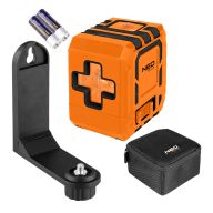 Laser krzyżowy 30 m, z etui i uchwytem magnetycznym, zielony 75-143