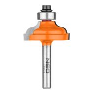 Frez kształtowy z łożyskiem, zaokrąglający, TCT, 32 x 12.9 mm, trzpień 6 mm 56-227