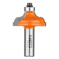 Frez kształtowy z łożyskiem, zaokrąglający, TCT, 38.6 x 15.9 mm, trzpień 12 mm 56-229