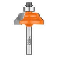 Frez kształtowy z łożyskiem, ozdobny, TCT, 31.7 x 12.7 mm, trzpień 6 mm 56-230