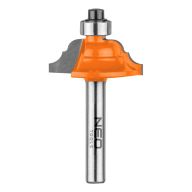 Frez kształtowy z łożyskiem, ozdobny, TCT, 28.6 x 11.7 mm, trzpień 6 mm 56-232