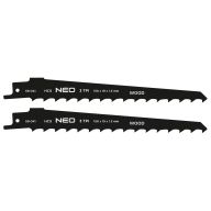 Brzeszczot do piły szablastej, HCS, 150 x 19 x 1.3 mm, 3TPI, kpl. 2 szt. 58-041