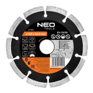 Tarcza diamentowa 125 x 22.2 mm, segmentowa, spawana laserowo 57-606