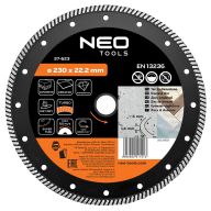 Tarcza diamentowa 230 x 22.2 mm, turbo super cienka 57-623