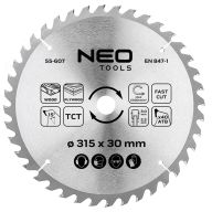 Tarcza do pilarki, widiowa, 315 x 30 mm, 40 zębów 55-607