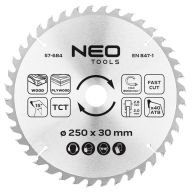 Tarcza do pilarki, widiowa, 250 x 30 mm, 40 zębów 57-684