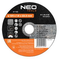 Tarcza tnąca do kamienia 125 x 1.6 x 22.2 mm, 41 C 46-R-BF 57-722