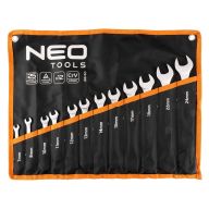 Zestaw kluczy płasko-oczkowych, 12 szt., 7 - 24 mm, SATYNA 09-991