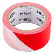 Taśma ostrzegawcza biało-czerwona 50 mm x 100 m 56-077