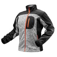 Bluza dziana wzmacniana tkaniną softshell 81-555