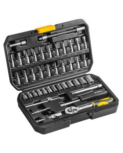 Klucze nasadowe 1/4", zestaw 46 szt. 38D640