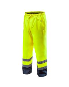 Spodnie robocze ostrzegawcze wodoodporne, żółte, rozmiar M 81-770-M=X1