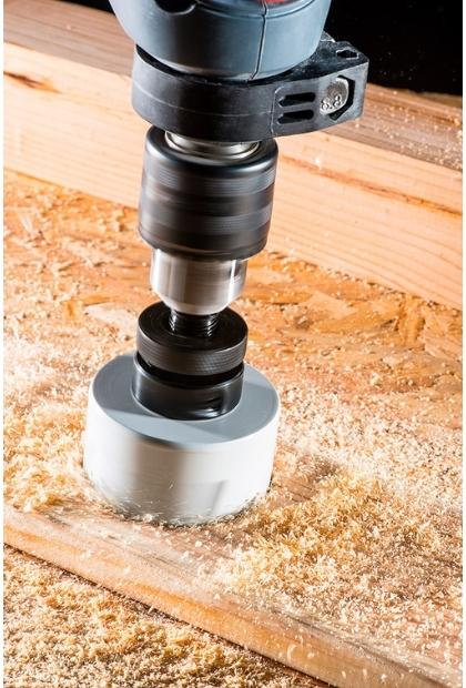 Wiercenie otworu w płycie OSB